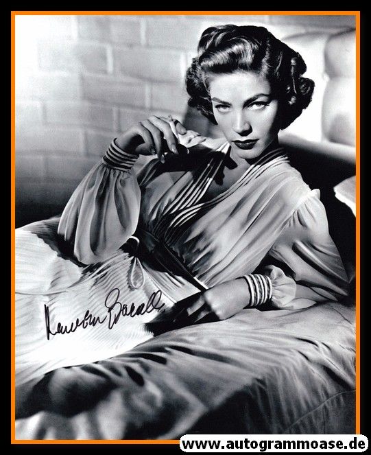 Autogramm Film (USA) | Lauren BACALL | 1950 Foto "Young Man With A Horn" XL