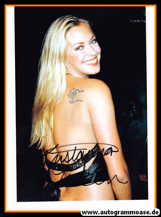 Autogramm Film (USA) | Kristanna LOKEN | 2000er Foto (Portrait Color XL) sexy