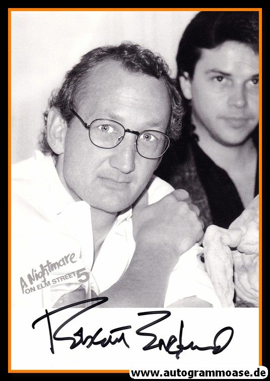 Autogramm Film (USA) | Robert ENGLUND | 1989 Foto "Nightmare On Elm Street 5" XL