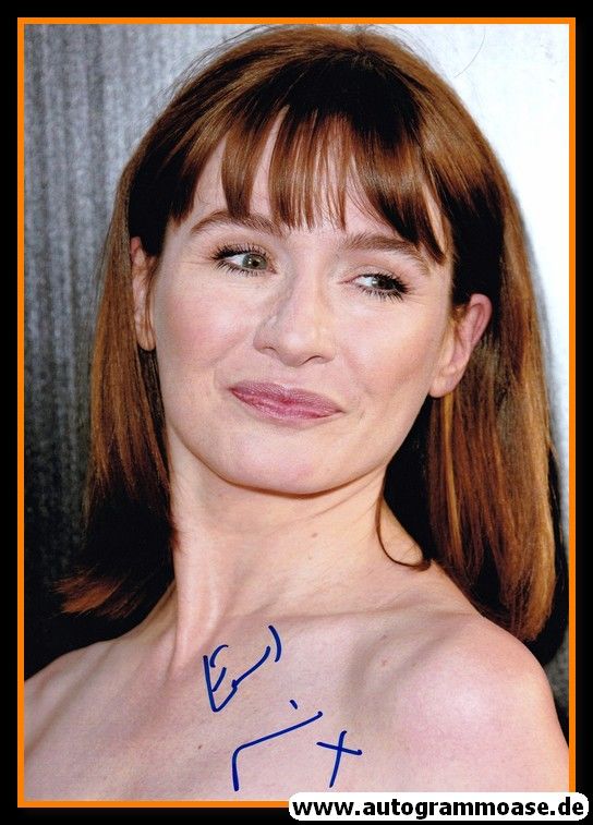 Autogramm Film (UK) | Emily MORTIMER | 2000er Foto (Portrait Color XL)