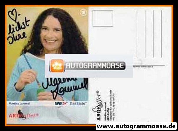Autogramm TV | ARD | Martina LAMMEL | 2000er "ARD Buffet" (Kluge)