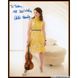 Autogramm Violine (UK) | Chloe HANSLIP | 2010er Foto (Portrait Color XL) 2