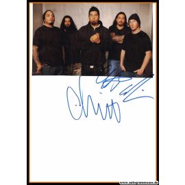 Autogramme Metal (USA) | DEFTONES | 3 Unterschriften (Chino, Chi Ceng, Cunningham)
