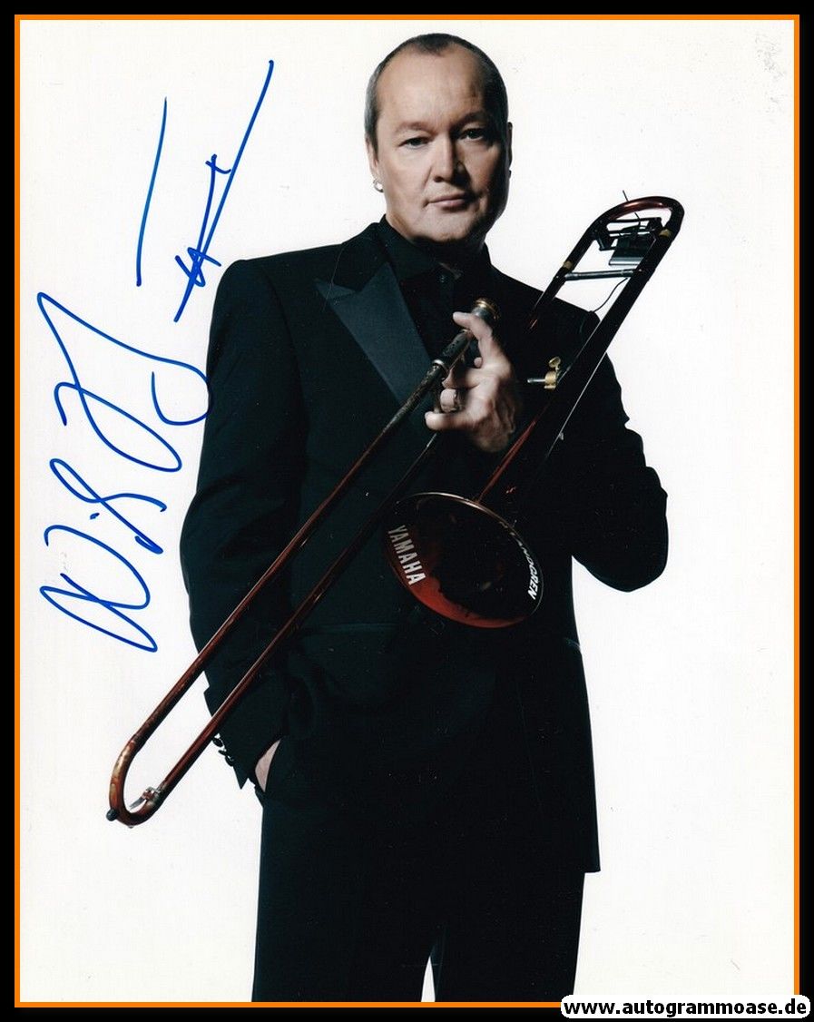 Autogramm Posaune (Schweden) | Nils LANDGREN | 2000er Foto (Portrait Color XL)