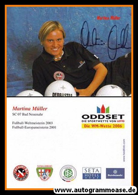 Autogramm Fussball (D) | SC Bad Neuenahr | 2006 | Martina MÜLLER
