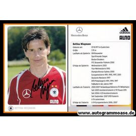 Autogramm Fussball (D) | DFB | 2000er Adidas | Bettina WIEGMANN (Portrait Color) ALNO
