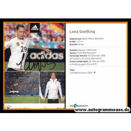 Autogramm Fussball (D) | DFB | 2011 Adidas | Lena GÖSSLING