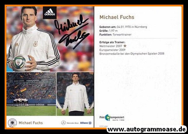 Autogramm Fussball (D) | DFB | 2011 Adidas | Michael FUCHS