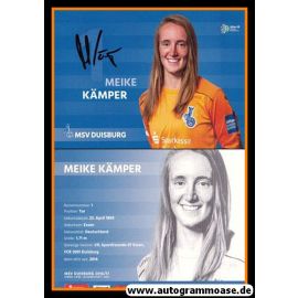 Autogramm Fussball (D) | FCR 2001 Duisburg | 2016 | Meike KÄMPER