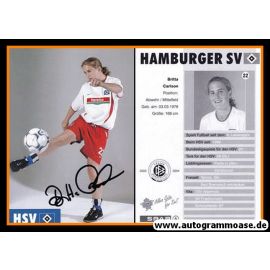 Autogramm Fussball (D) | Hamburger SV | 2003 | Britta CARLSON