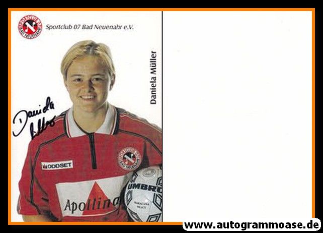 Autogramm Fussball (Damen) | SC Bad Neuenahr | 2000er | Daniela MÜLLER