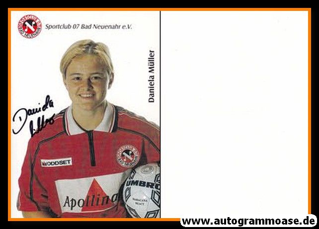 Autogramm Fussball (D) | SC Bad Neuenahr | 2000er | Daniela MÜLLER