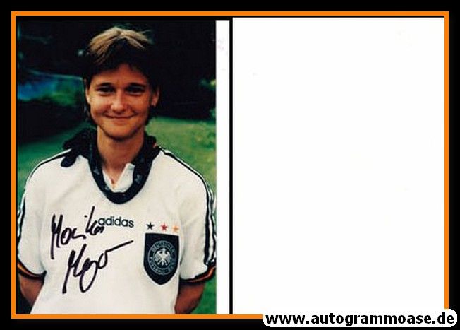 Autogramm Fussball (D) | DFB | 1990er Foto | Monika MEYER (Portrait Color)
