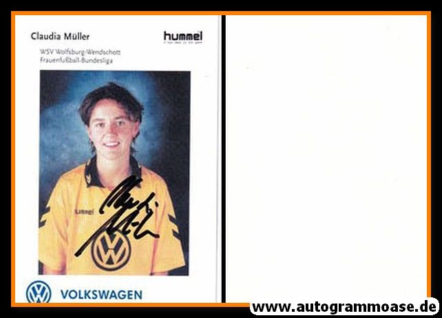 Autogramm Fussball (D) | VfL Wolfsburg | 2000er Wendschott | Claudia MÜLLER