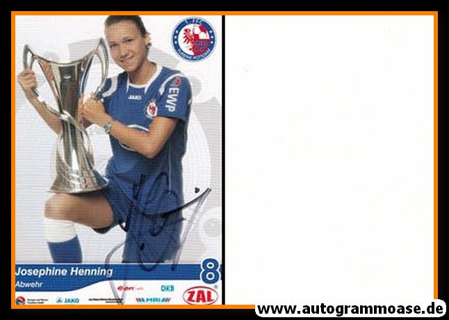 Autogramm Fussball (D) | 1. FFC Turbine Potsdam | 2010 | Josephine HENNING