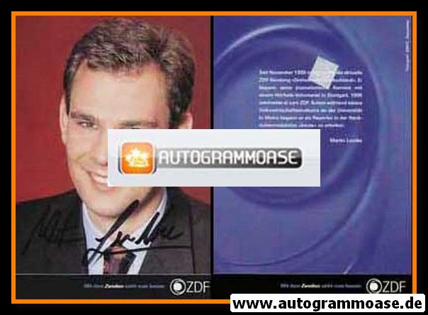 Autogramm TV | ZDF | Martin LEUTKE | 2000er "Drehscheibe Deutschland"