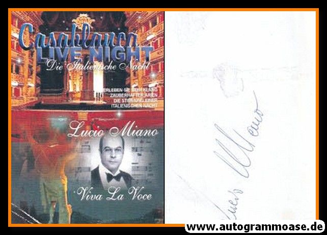 Autogramm Klassik | Lucio MIANO | 2000er (Collage Color)