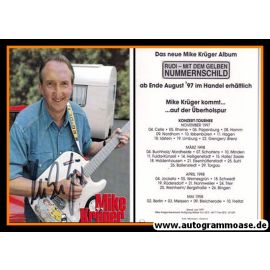 Autogramm Schlager | Mike KRÜGER | 1997 "Rudi" (Portrait Color BMG)