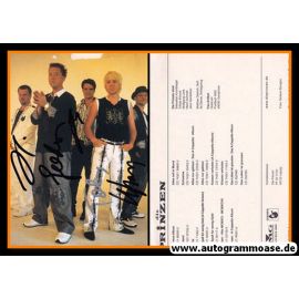 Autogramme Pop | DIE PRINZEN | 2001 "D" (Gruppenbild Color BMG Hansa) _