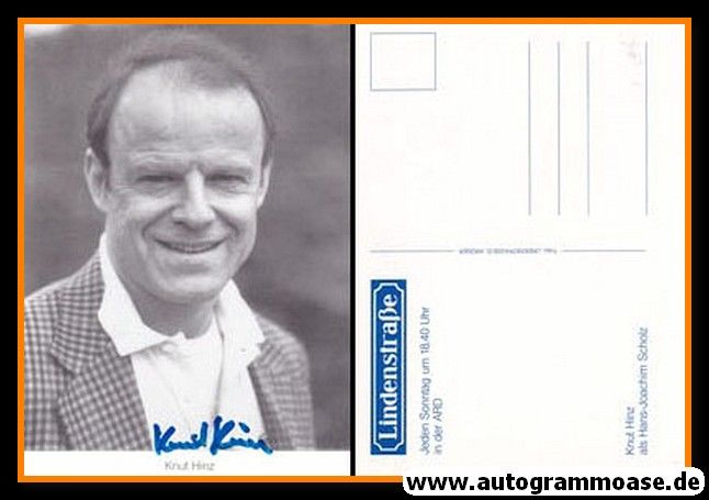 Autogramm TV | ARD | Knut HINZ | 1990er "Lindenstrasse" 3