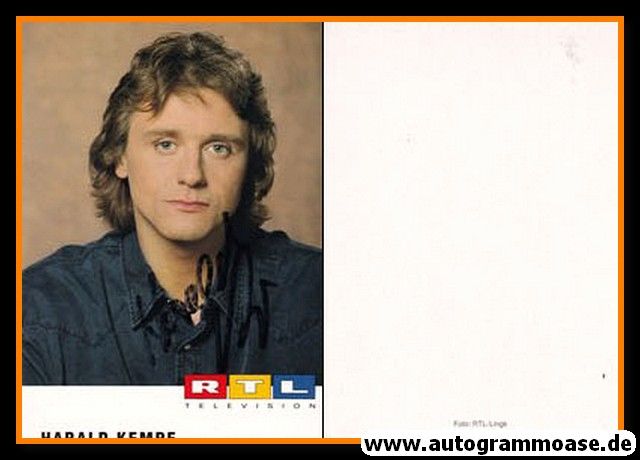 Autogramm TV | RTL | Harald KEMPE | 1990er (Portrait Color)