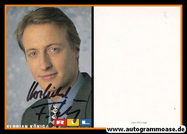 Autogramm TV | RTL | Florian KÖNIG | 1990er (Portrait Color)