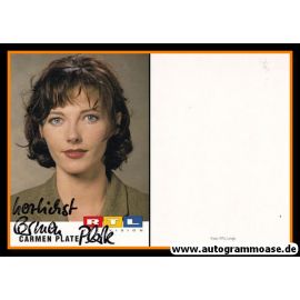 Kopie von Autogramm TV | RTL | Carmen PLATE | 1990er (Portrait Color)