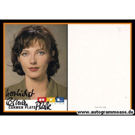 Autogramm TV | RTL | Carmen PLATE | 1990er (Portrait Color)
