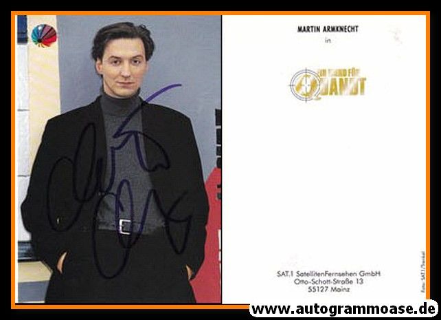 Autogramm TV | SAT1 | Martin ARMKNECHT | 1990er "Ein Mord Für Quandt"