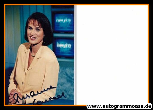 Autogramm TV | ZDF | Susanne CONRAD | 1990er Foto "Heute" (Portrait Color)
