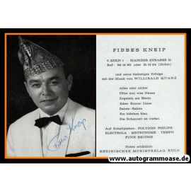 Autogramm Karneval | FIBBES KNEIP | 1970er (Portrait SW)