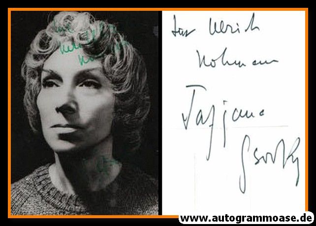 Autogramm Ballett | Tatjana GSOVSKY | 1940er (Portrait SW)