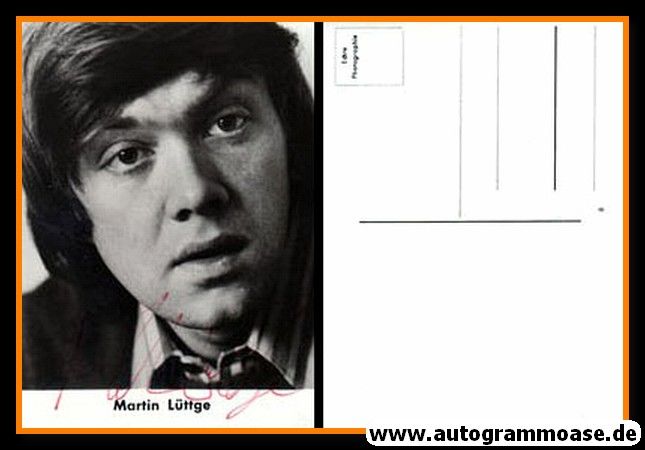 Autogramm Schauspieler | Martin LÜTTGE | 1970er (Portrait SW)
