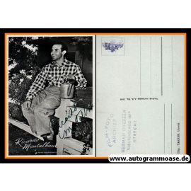 Autogramm Film (Mexiko) | Ricardo MONTALBAN | 1950er (Portrait SW) Takken