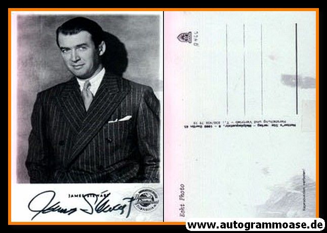 Autogramm Film (USA) | James STEWART | 1950er (Portrait SW) Universal