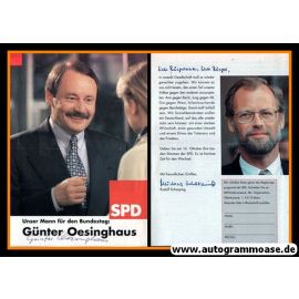 Autogramm Politik | SPD | Günter OESINGHAUS | 1994 (Bundestagswahl)