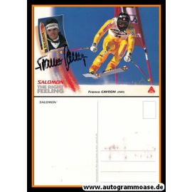Autogramm Ski Alpin | Franco CAVEGN | 1995 (Collage Color) Salomon