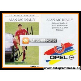 Autogramm Fussball | FC Bayern München | 1990 | Alan McINALLY