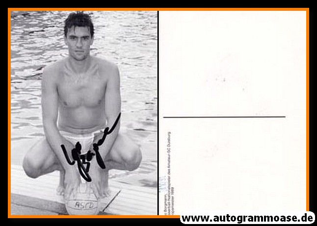 Autogramm Wasserball | Ingo BORGMANN | 1989 (Portrait SW) EM-Sieg
