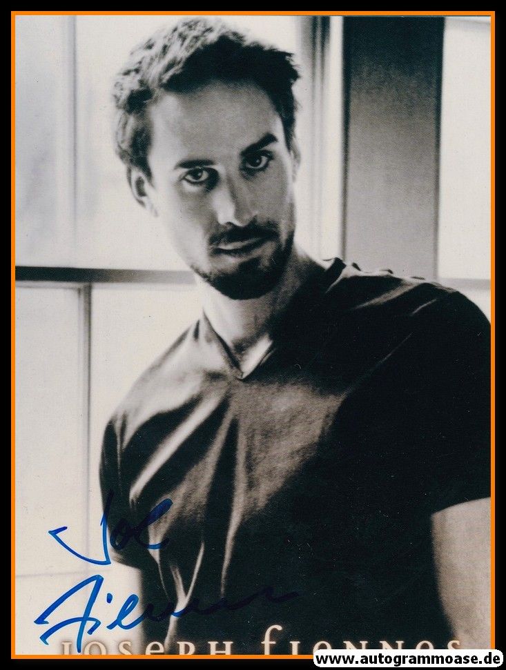 Autogramm Film (UK) | Joseph FIENNES | 2000er Foto (Portrait SW)
