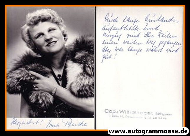 Autogramm Schauspieler | UNBEKANNT 20230009 Jana Preilke | 1970er (Portrait SW)