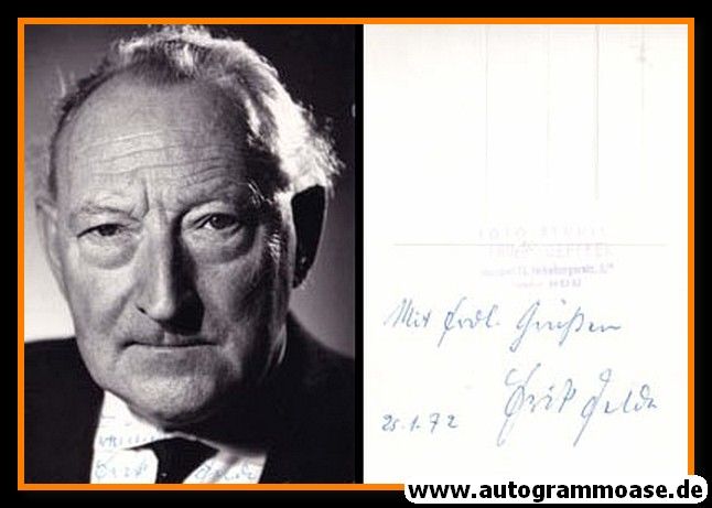 Autogramm Schauspieler | UNBEKANNT 20230011 Fritz Falck | 1970er (Portrait SW)