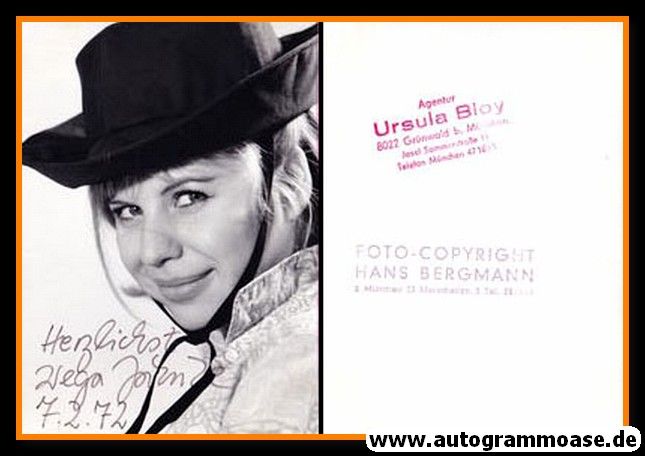 Autogramm Schauspieler | UNBEKANNT 20230015 Helga Jahnke | 1970er Foto (Portrait SW)