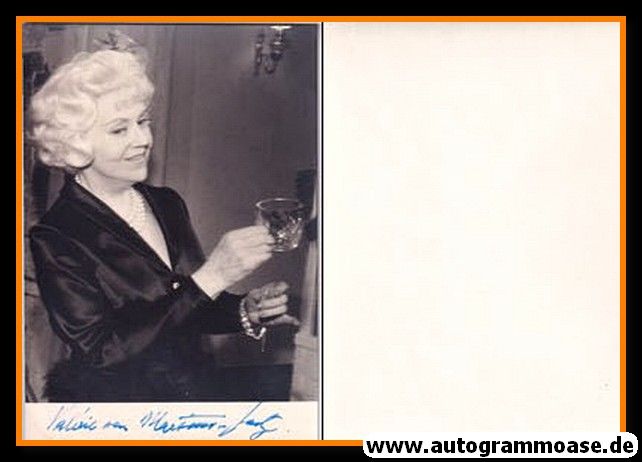 Autogramm Schauspieler | Valerie VON MARTENS | 1970er (Portrait SW)