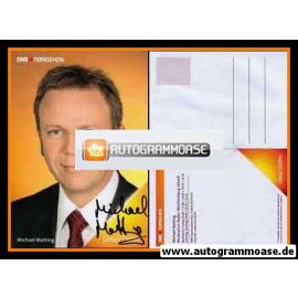 Autogramm TV | SWR | Michael MATTING | 2000er "Baden-Württemberg Aktuell"
