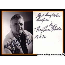 Autogramm Schauspieler | Georg Simon SCHILLER | 1970er (Portrait SW)