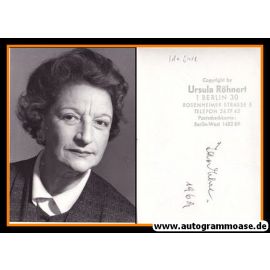 Autogramm Schauspieler | Ida EHRE | 1960er Foto (Portrait SW) Röhnert
