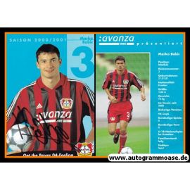 Autogramm Fussball | Bayer Leverkusen | 2000 | Marko BABIC