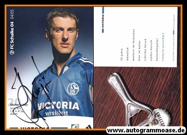 Autogramm Fussball | FC Schalke 04 | 2004 | Mladen KRSTAJIC