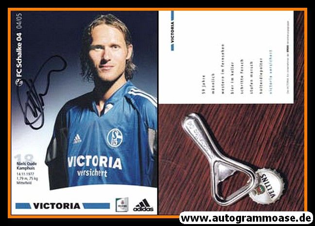 Autogramm Fussball | FC Schalke 04 | 2004 | Niels Oude KAMPHUIS